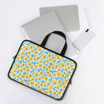 Frangipani On The Water Pattern Print Laptop Sleeve With Handle