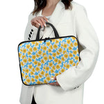 Frangipani On The Water Pattern Print Laptop Sleeve With Handle