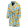 Frangipani On The Water Pattern Print Men's Bathrobe