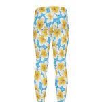 Frangipani On The Water Pattern Print Men's leggings