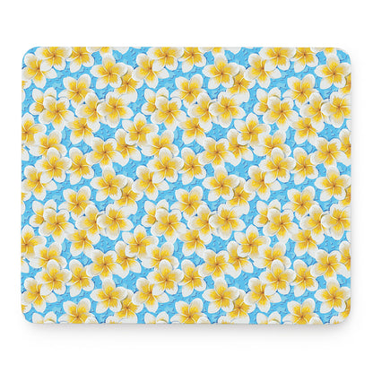 Frangipani On The Water Pattern Print Mouse Pad