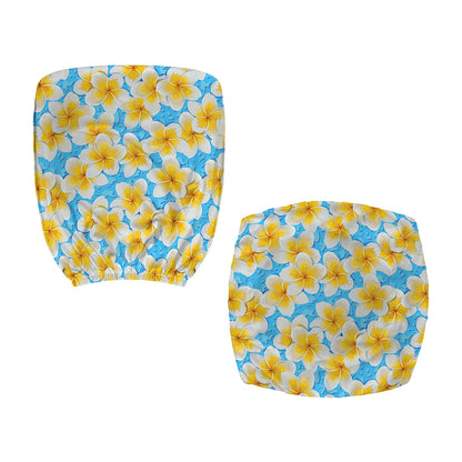 Frangipani On The Water Pattern Print Office Chair Cover