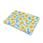 Frangipani On The Water Pattern Print Pet Cooling Mat Cover