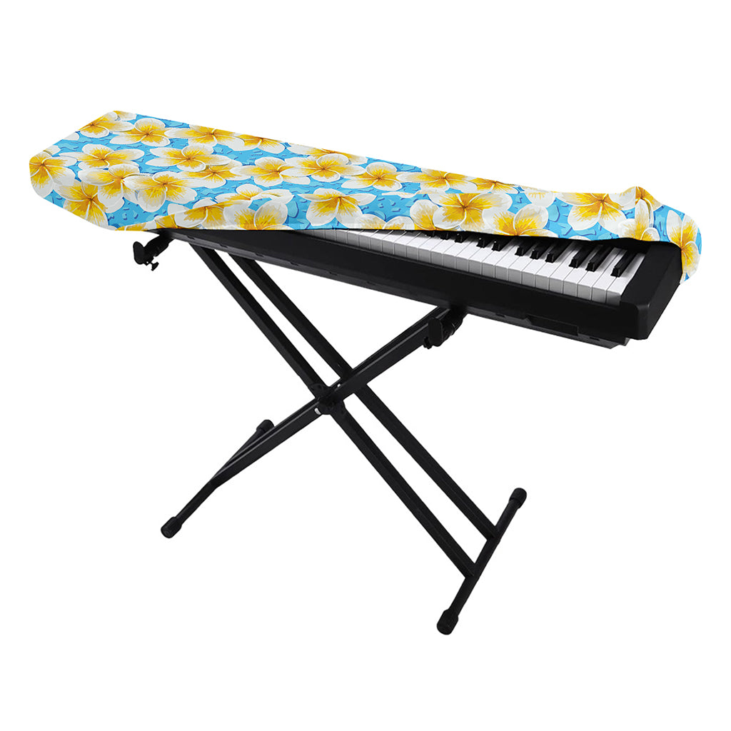 Frangipani On The Water Pattern Print Piano Keyboard Cover