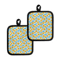 Frangipani On The Water Pattern Print Pot Holders