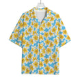 Frangipani On The Water Pattern Print Rayon Hawaiian Shirt