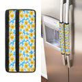 Frangipani On The Water Pattern Print Refrigerator Handle Covers