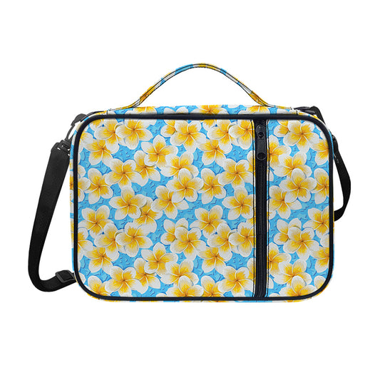 Frangipani On The Water Pattern Print Shoulder Strap Bible Bag
