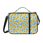Frangipani On The Water Pattern Print Shoulder Strap Bible Bag
