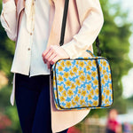 Frangipani On The Water Pattern Print Shoulder Strap Bible Bag