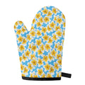 Frangipani On The Water Pattern Print Single Oven Mitt