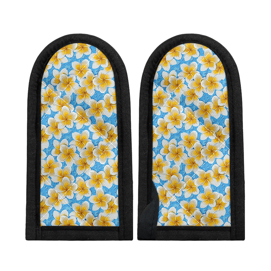 Frangipani On The Water Pattern Print Skillet Handle Cover