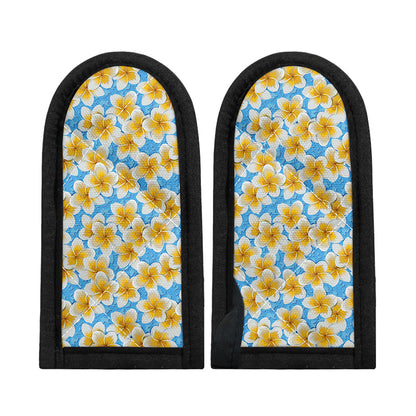 Frangipani On The Water Pattern Print Skillet Handle Cover