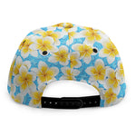 Frangipani On The Water Pattern Print Snapback Cap