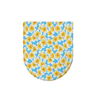 Frangipani On The Water Pattern Print Toilet Lid Cover