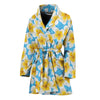 Frangipani On The Water Pattern Print Women's Bathrobe