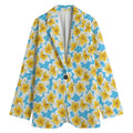 Frangipani On The Water Pattern Print Women's Blazer