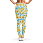 Frangipani On The Water Pattern Print Women's Leggings