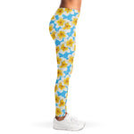 Frangipani On The Water Pattern Print Women's Leggings