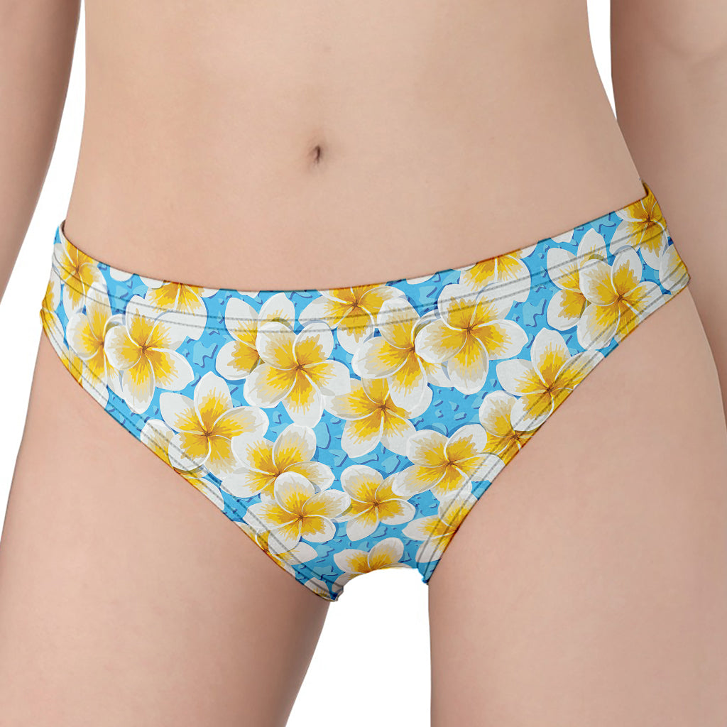 Frangipani On The Water Pattern Print Women's Panties