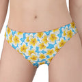 Frangipani On The Water Pattern Print Women's Panties