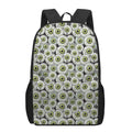 Frankenstein Eyeball Pattern Print 17 Inch Backpack