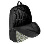 Frankenstein Eyeball Pattern Print 17 Inch Backpack