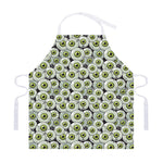 Frankenstein Eyeball Pattern Print Adjustable Apron