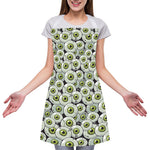 Frankenstein Eyeball Pattern Print Adjustable Apron