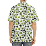 Frankenstein Eyeball Pattern Print Aloha Shirt