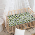 Frankenstein Eyeball Pattern Print Baby Crib Sheet