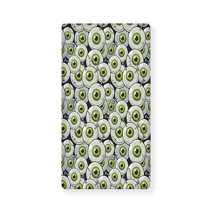 Frankenstein Eyeball Pattern Print Baby Crib Sheet