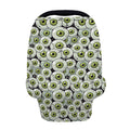 Frankenstein Eyeball Pattern Print Baby Seat Cover