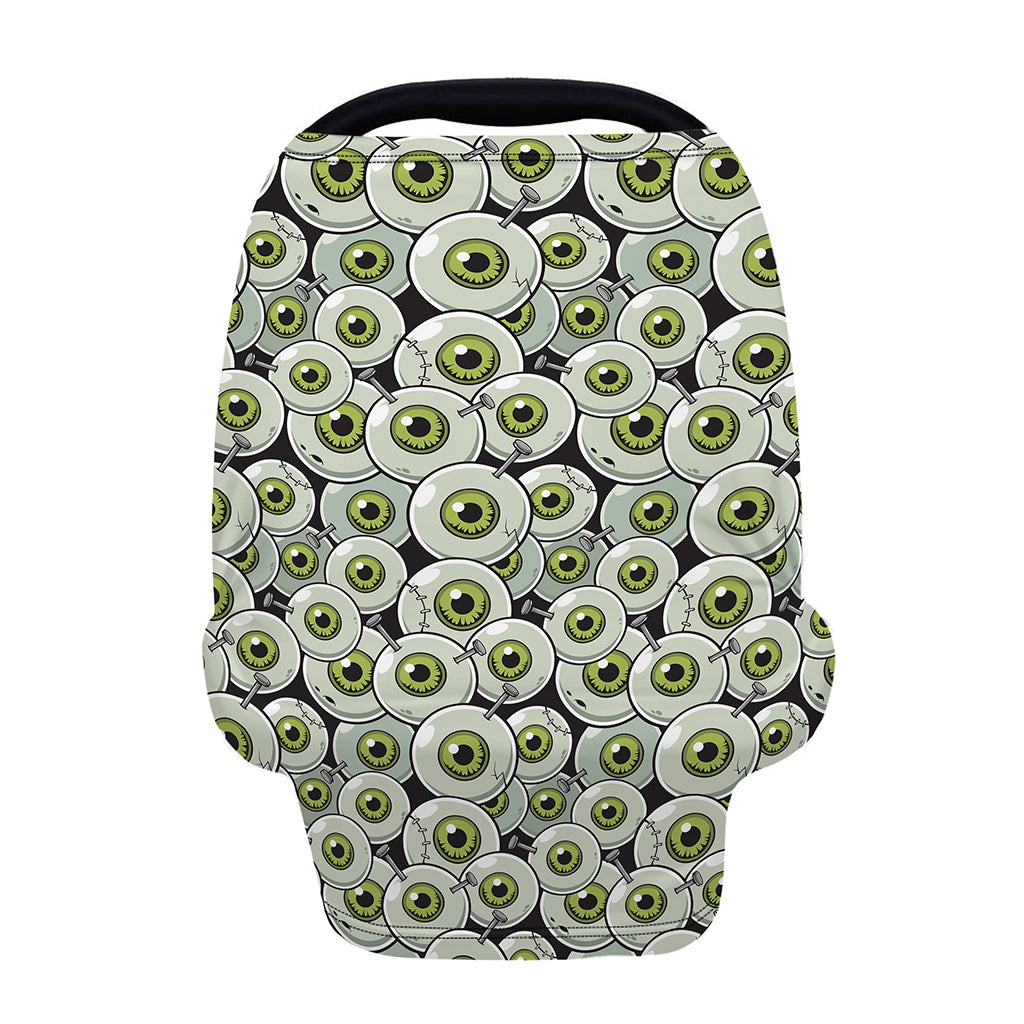 Frankenstein Eyeball Pattern Print Baby Seat Cover