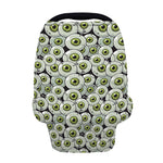 Frankenstein Eyeball Pattern Print Baby Seat Cover