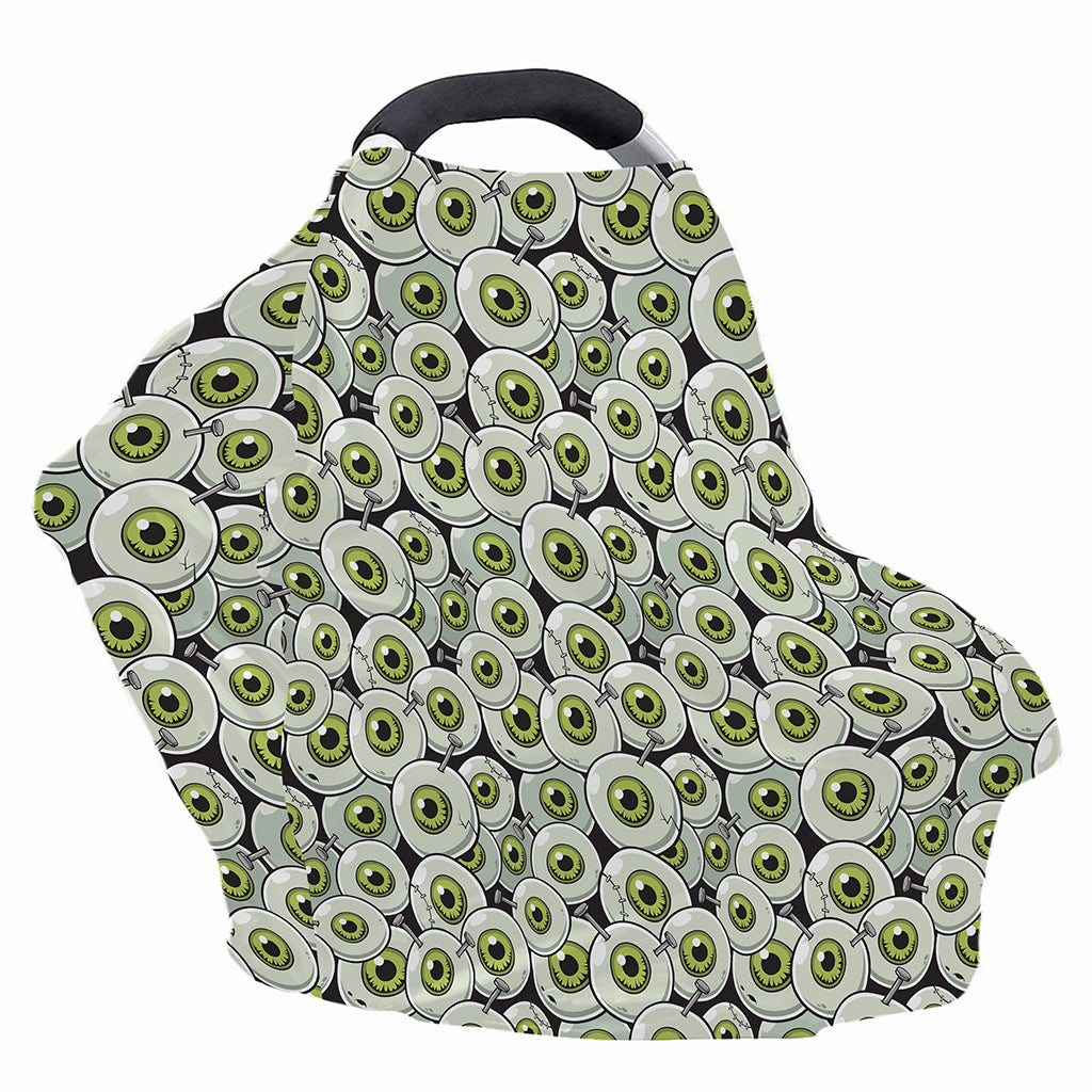 Frankenstein Eyeball Pattern Print Baby Seat Cover