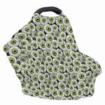 Frankenstein Eyeball Pattern Print Baby Seat Cover