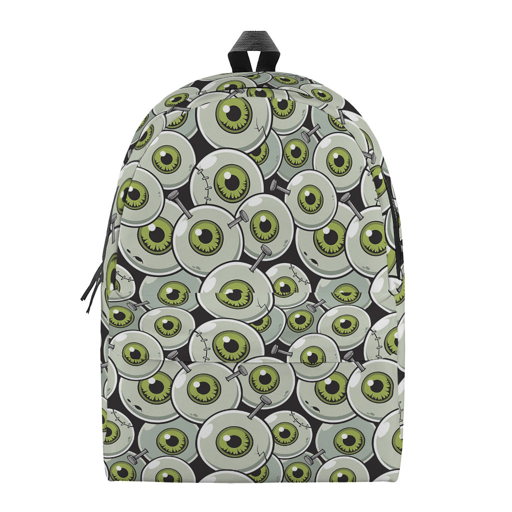 Frankenstein Eyeball Pattern Print Backpack