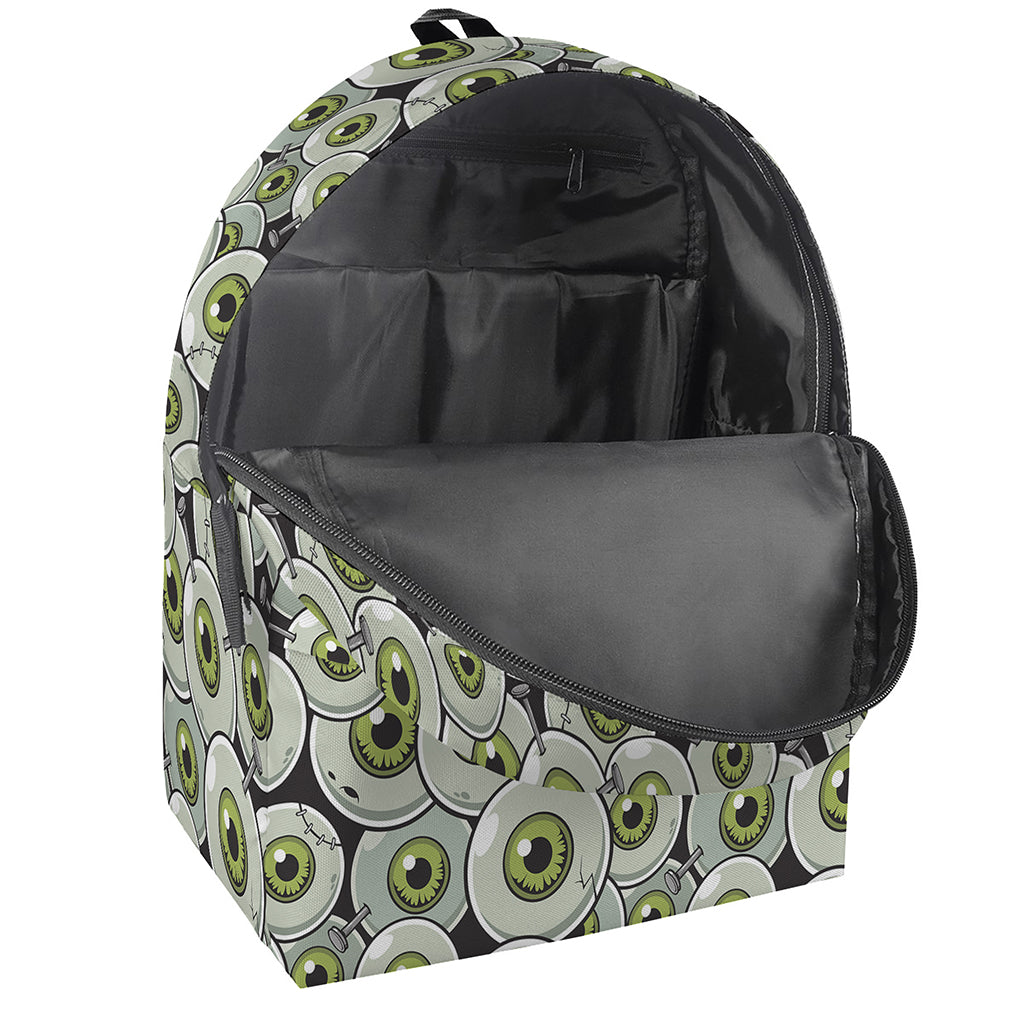 Frankenstein Eyeball Pattern Print Backpack