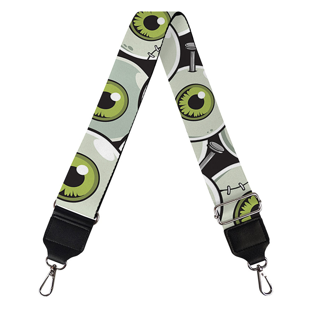 Frankenstein Eyeball Pattern Print Bag Strap