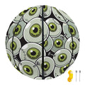 Frankenstein Eyeball Pattern Print Basketball