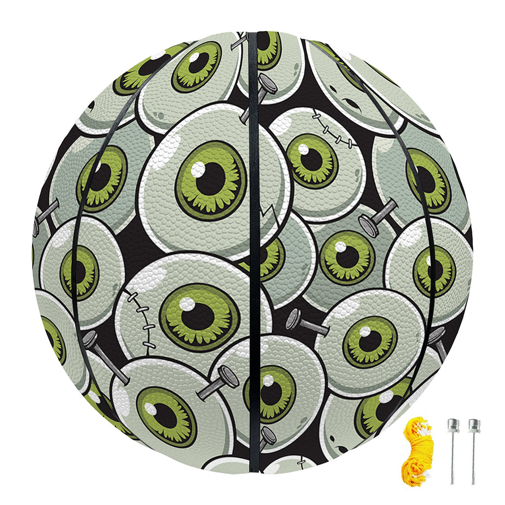Frankenstein Eyeball Pattern Print Basketball