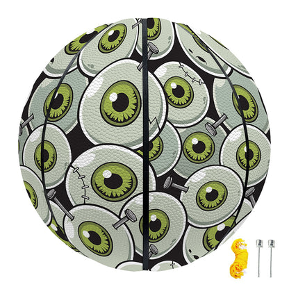 Frankenstein Eyeball Pattern Print Basketball