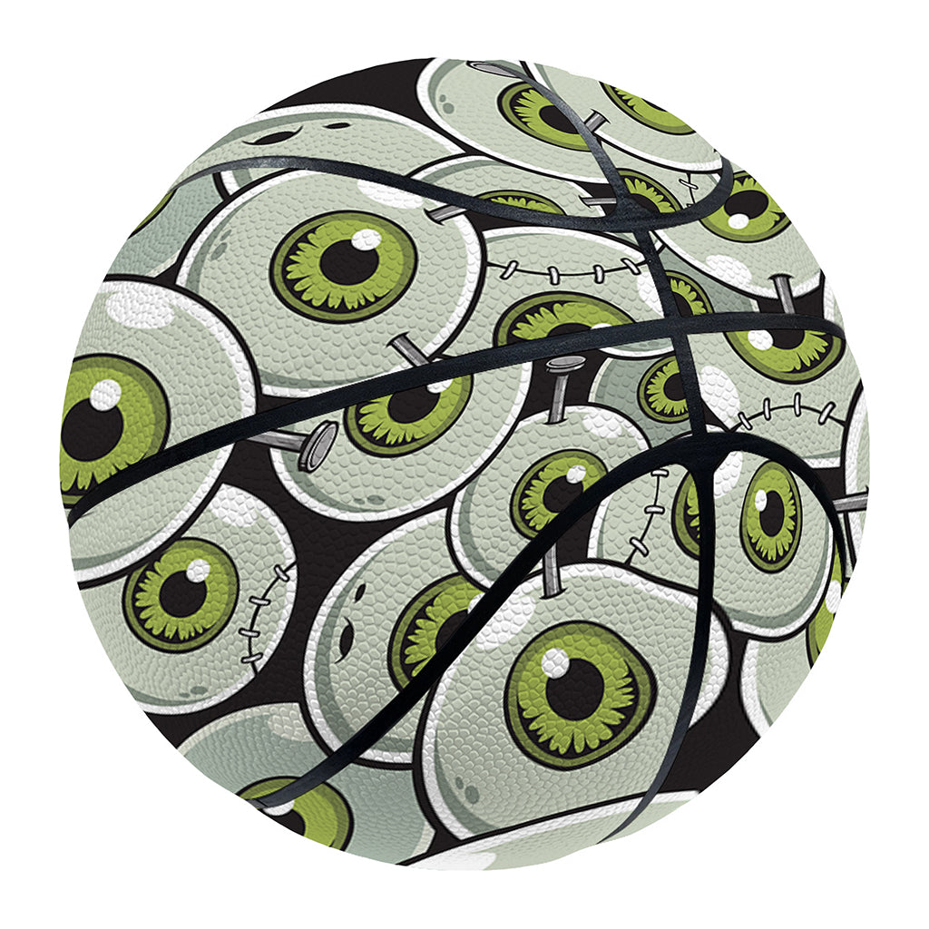 Frankenstein Eyeball Pattern Print Basketball