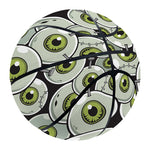 Frankenstein Eyeball Pattern Print Basketball
