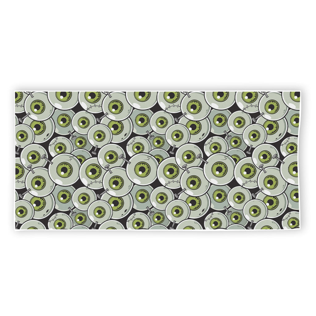 Frankenstein Eyeball Pattern Print Beach Towel