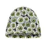 Frankenstein Eyeball Pattern Print Beanie