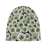 Frankenstein Eyeball Pattern Print Beanie