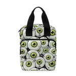 Frankenstein Eyeball Pattern Print Bible Tote Bag