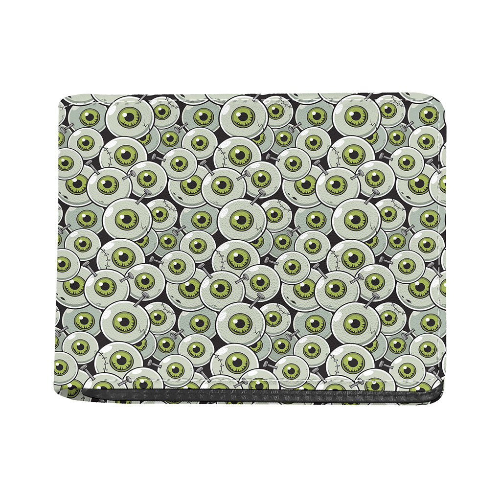 Frankenstein Eyeball Pattern Print Bifold Wallet